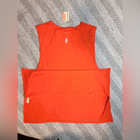 Free People Movement | Athletic Shirt in Orange | Sz M - Picture 2 of 6